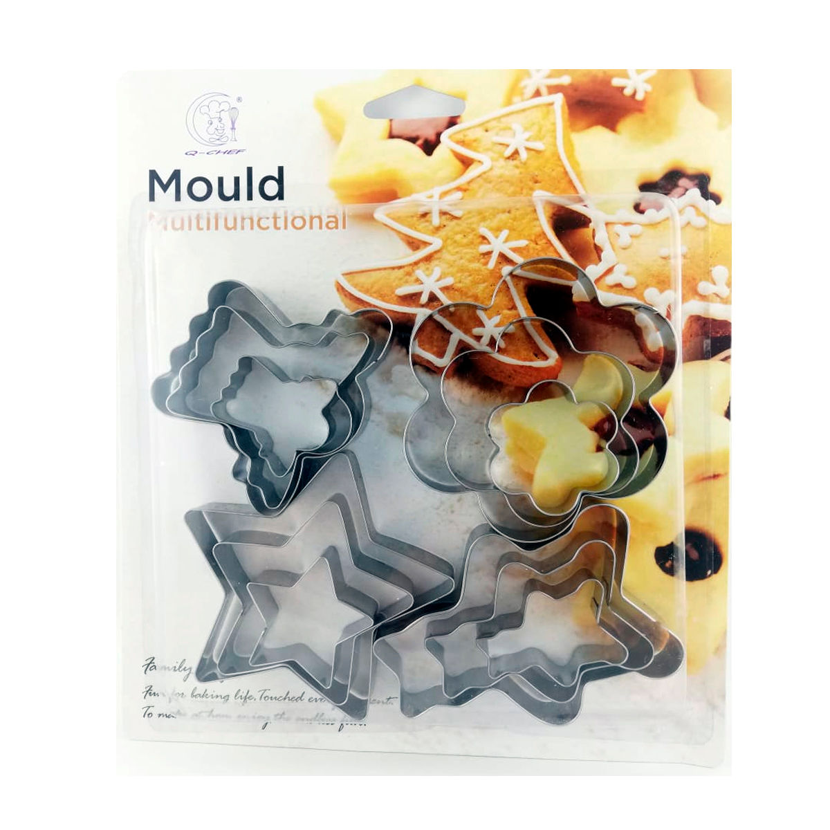 Juego 12 Cortadores Variados Para Fondant Y Galletas