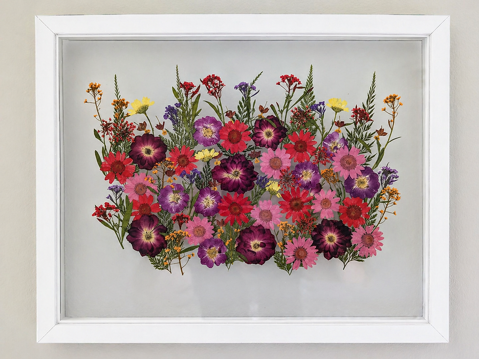 Thumbnail: June 19th , 2026  600pm-730pm Framed Pressed Flower Art