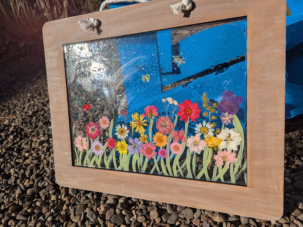 Thumbnail: Registration: April 24th , 2025  600pm-730pm  Flower Art Resin-Pour