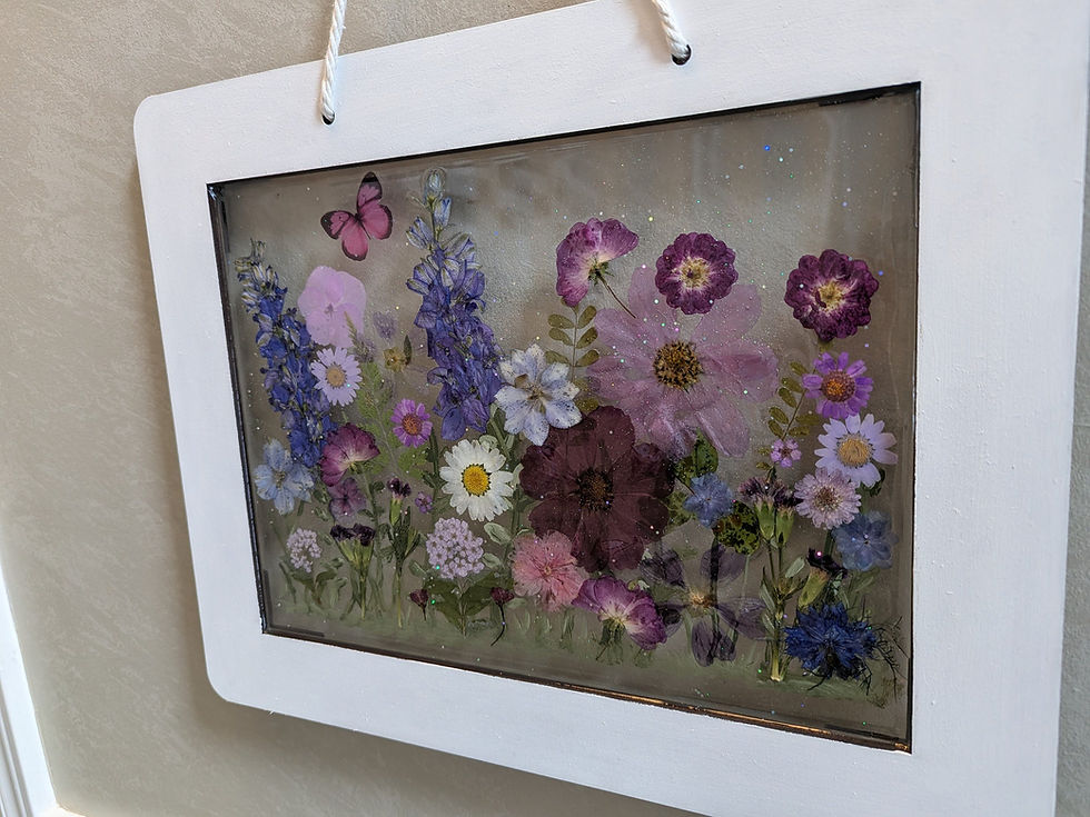 Thumbnail: Registration: March 27th , 2026  600pm-730pm  Flower Art Resin-Pour Frame