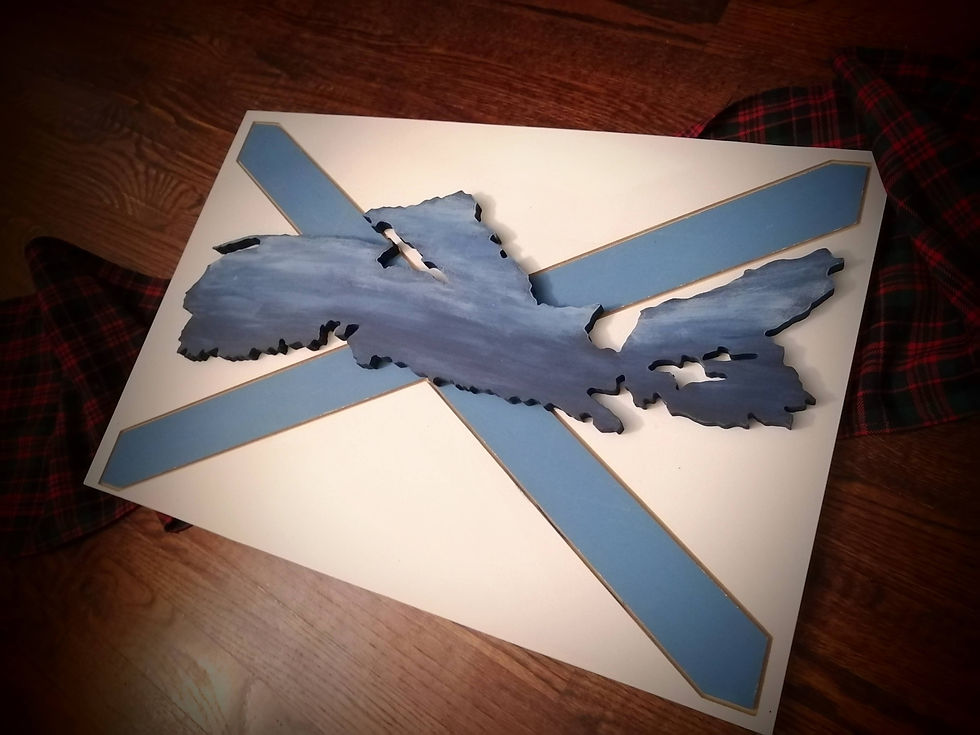 3D Sign Project "FLAG / MAP" 16x24 MDF