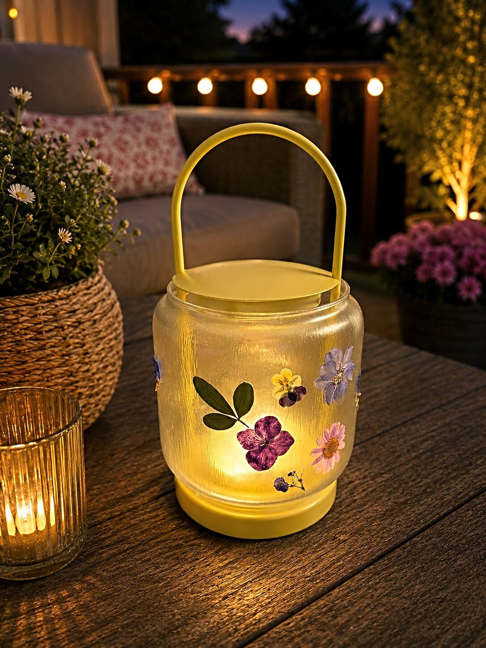 Thumbnail: PROMO! July 4th , 2026  300pm-430pm Pressed Flower Lanterns