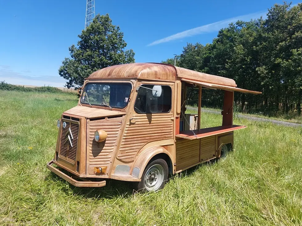 Citroën HY carrosserie tout en bois, pièce unique