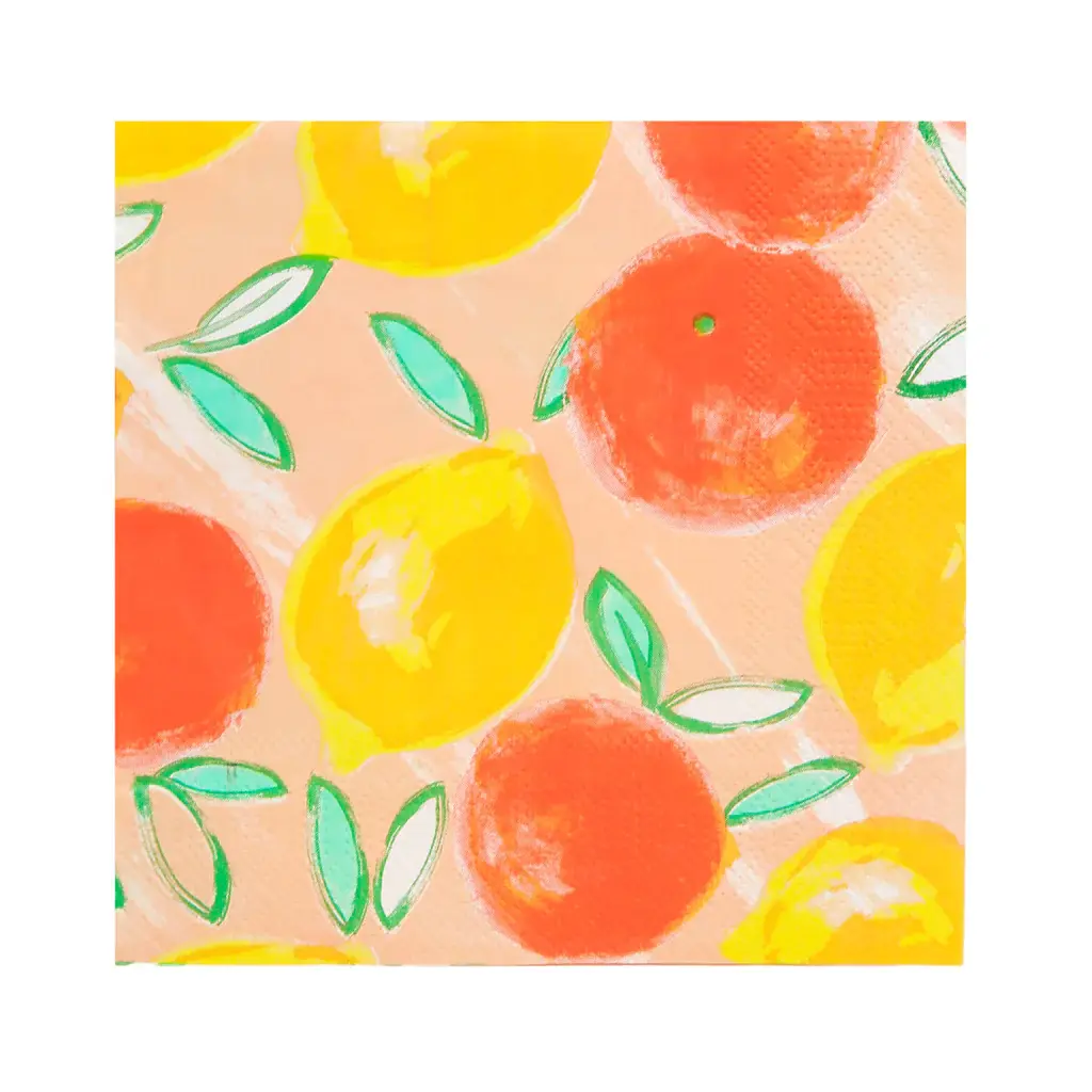 Fruit Recyclable Paper Napkins - 20Pk