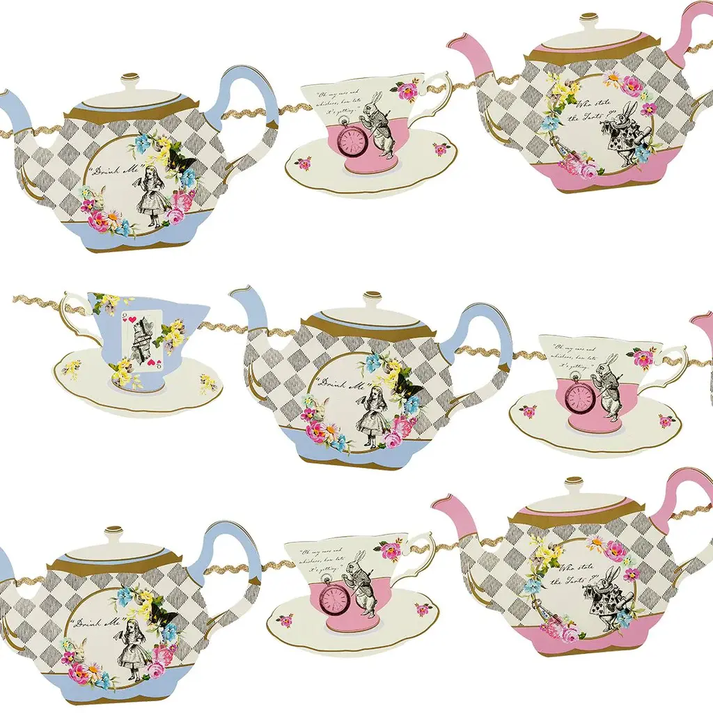 Alice Teapot Bunting - 4m