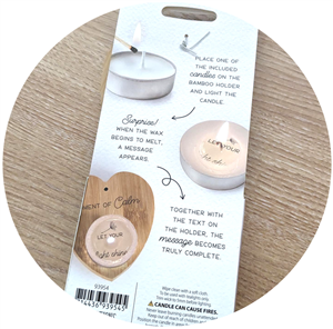 Thumbnail: Wooden Tealight Holder With Secret Tealights