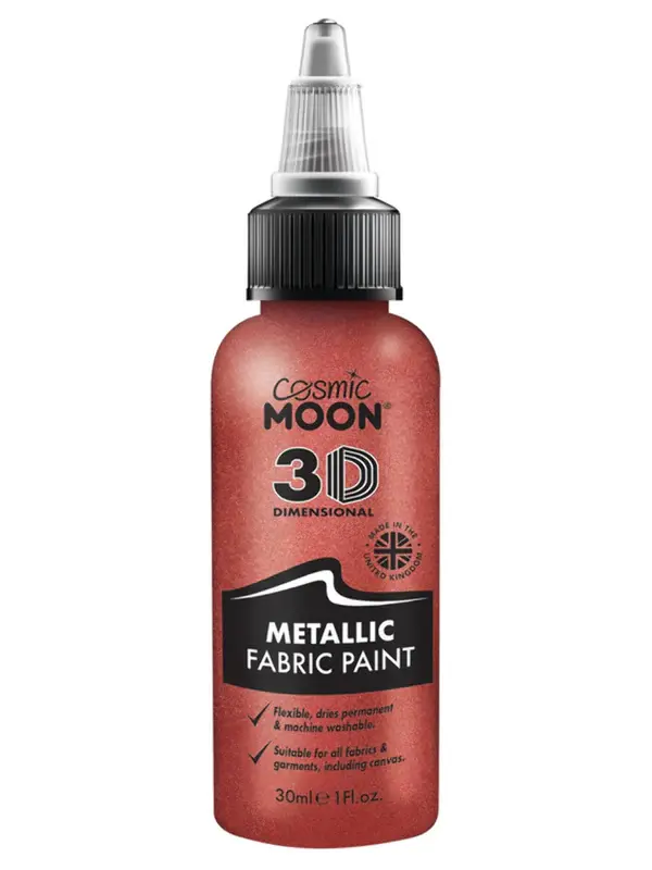 Thumbnail: 3D Metallic Fabric Paint - 30ml Single