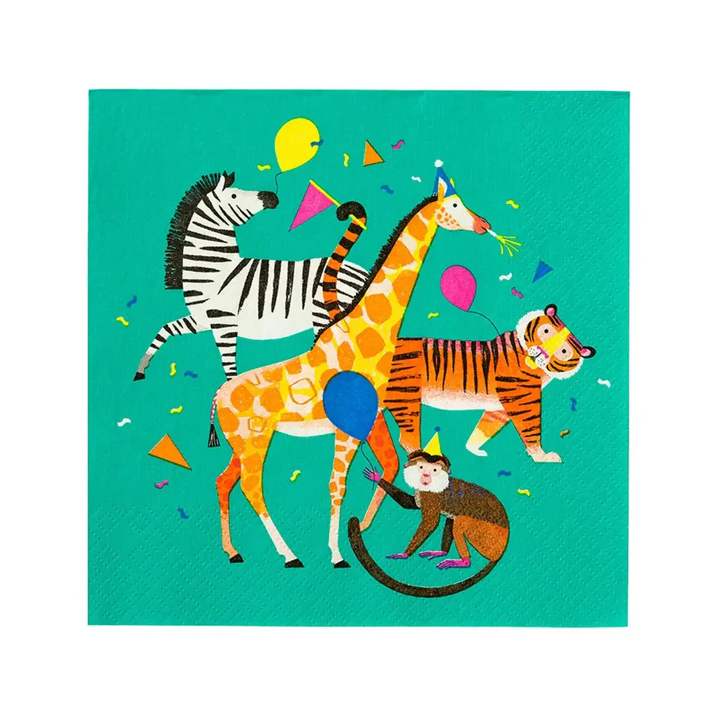 Party Animals Napkins - 20pk