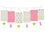 Thumbnail: 1st Birthday Pink Mix Lantern Garland -3.6m