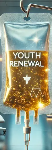 Anti-Âge et Régénération (Youth Renewal) perfusion, vitaminothérapie
