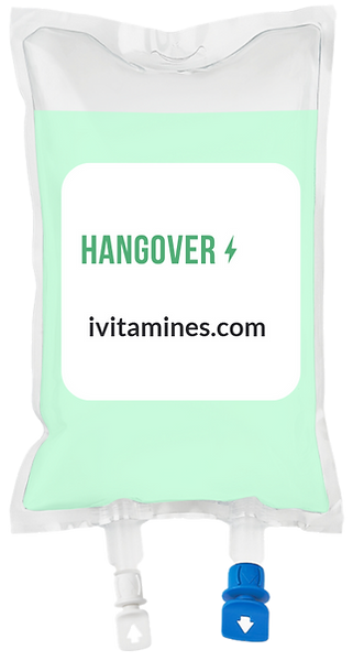 Hangover vitamin injection for quick recovery after a long, tiring night