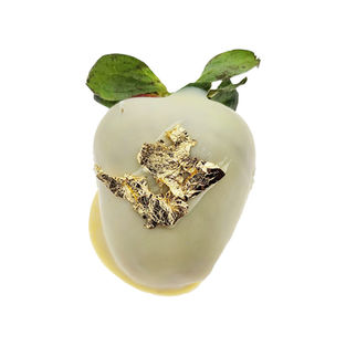 fraise enrobée de chocolat blanc   casablanca