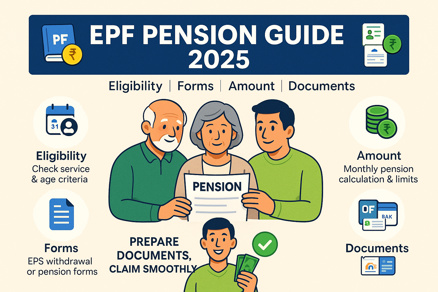 EPF Pension (EPS 1995) 2025: Eligibility, Calculation & Documents