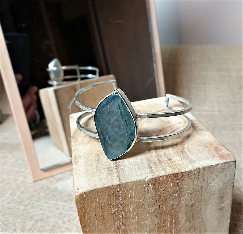 Miniature : Bracelet argent et Labradorite
