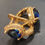 Thumbnail: 22ct Gold Plated Stud/Dangling Stud Earrings