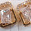 Thumbnail: 22ct Gold Plated Stud/Dangling Stud Earrings