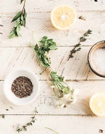 Kräuter und Mineralien