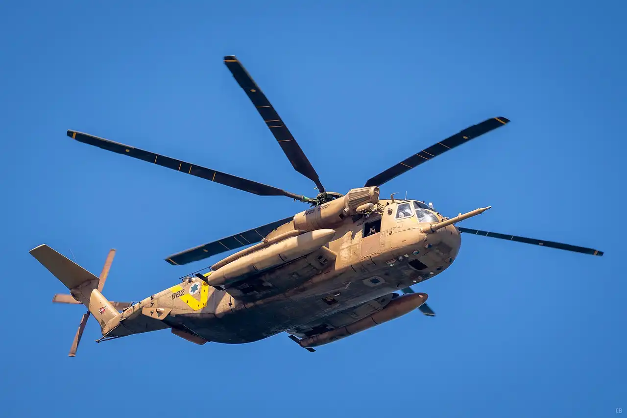 Military Helicopter Closeup