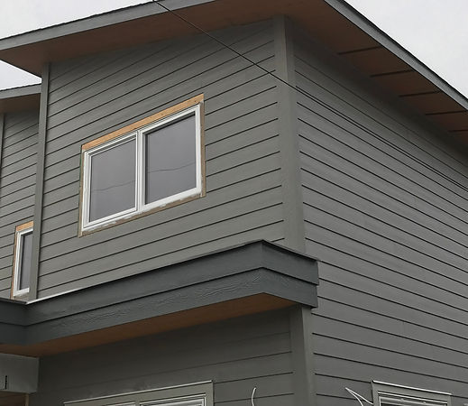 Exterior work siding