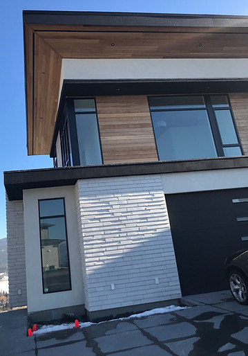 exterior work soffits siding stones