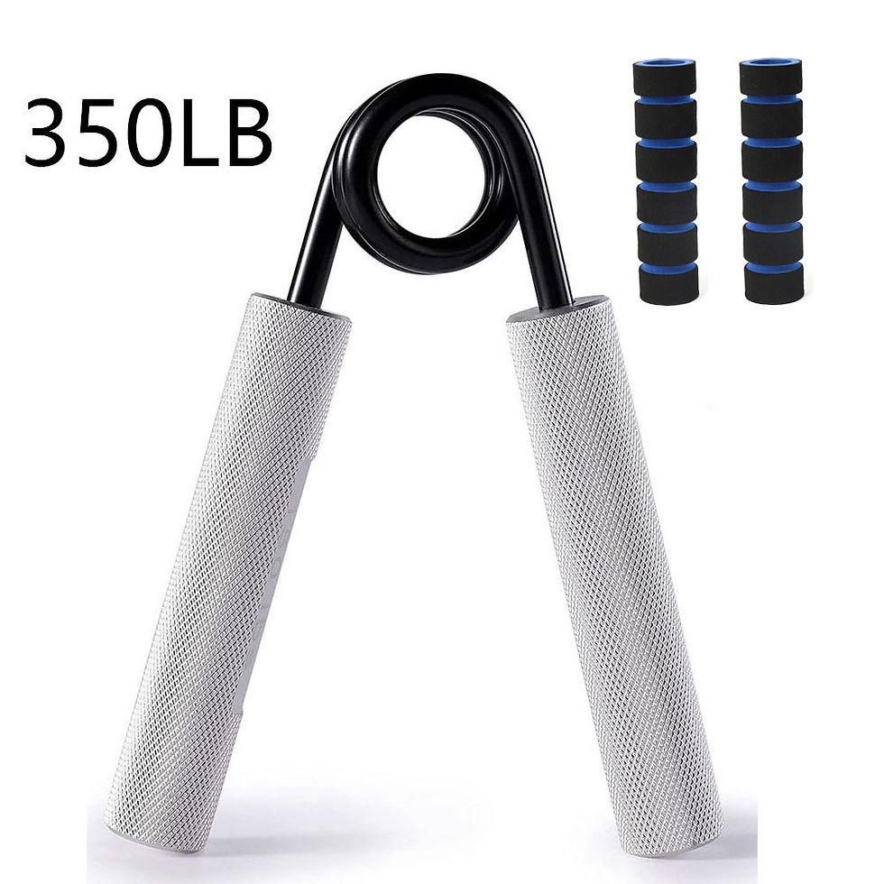 Miniatura: Aluminum Hand Grip Gym Fitness Finger Exerciser Arm Strength Trainer Muscle Reco
