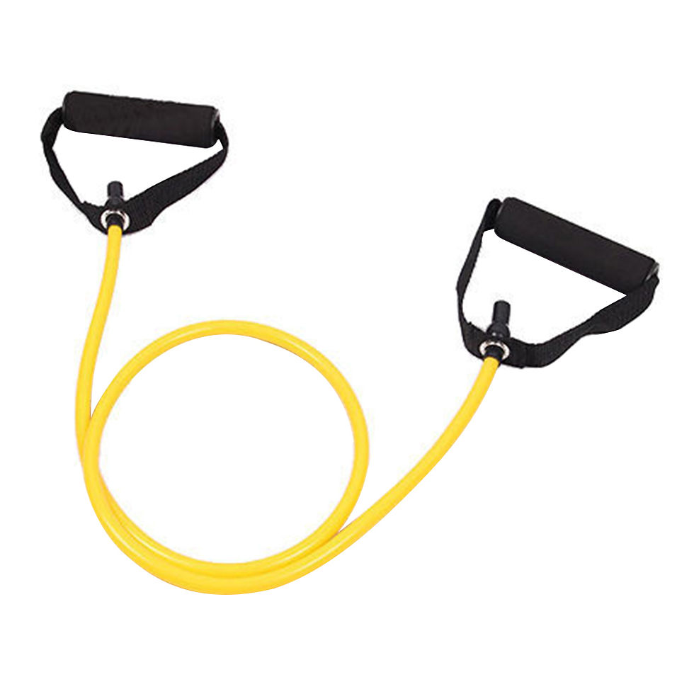 Miniatura: Exercise Cord with Handles Elastic Workout Bands Stretch Bands Legs Ankle Straps