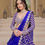 Thumbnail: Blue Premium Georgette Embellished Lehenga
