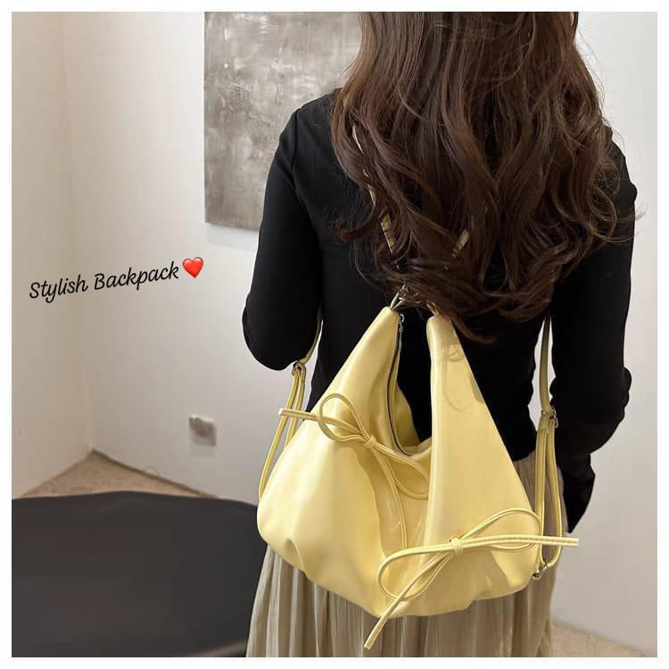 Thumbnail: Classy 2 in 1 Bag BACKPACK & TOTE BAG