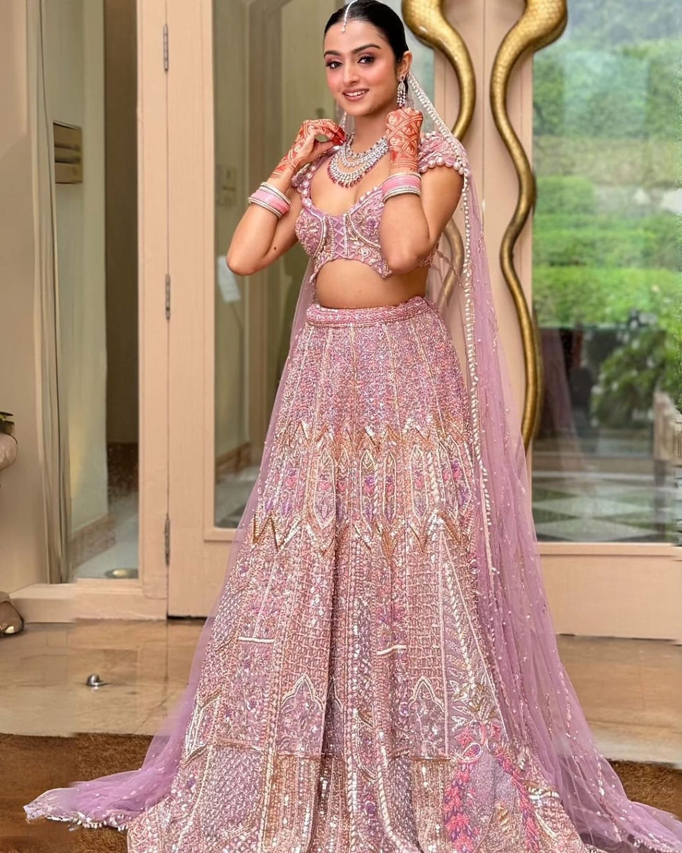 Premium Kasturi Silk Embellished Lehenga