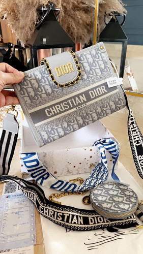 ら*送様 Christian Dior Christian Dior Oblique Jacquard Shoulder Crossbody Bag | One Stop