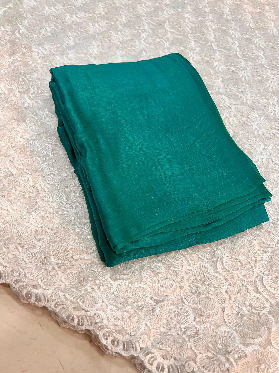 Thumbnail: Space Soft Silk Saree With heavy chipli
