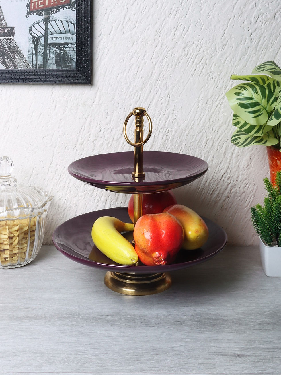 Thumbnail: Stoneware Two Layer Platter