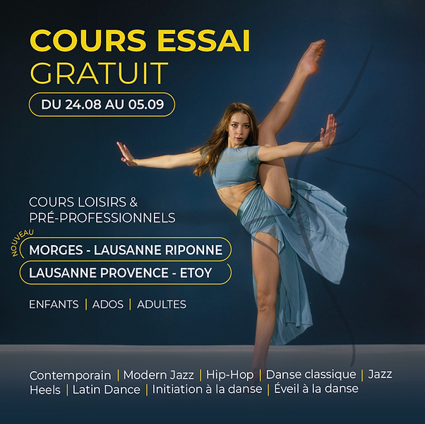 Cours de danse enfants (7-12 ans) - Etoy