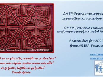 (1/5更新)各国のOMEP委員会から新年の挨拶が届きました
