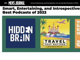 Mens Journal Top Podcasts for 2022 Travel That Matters Podcast