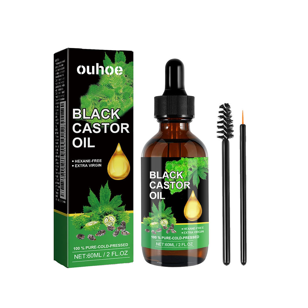 Thumbnail: OUHOE Castor Oil Hair Serum for Nourishing Roots