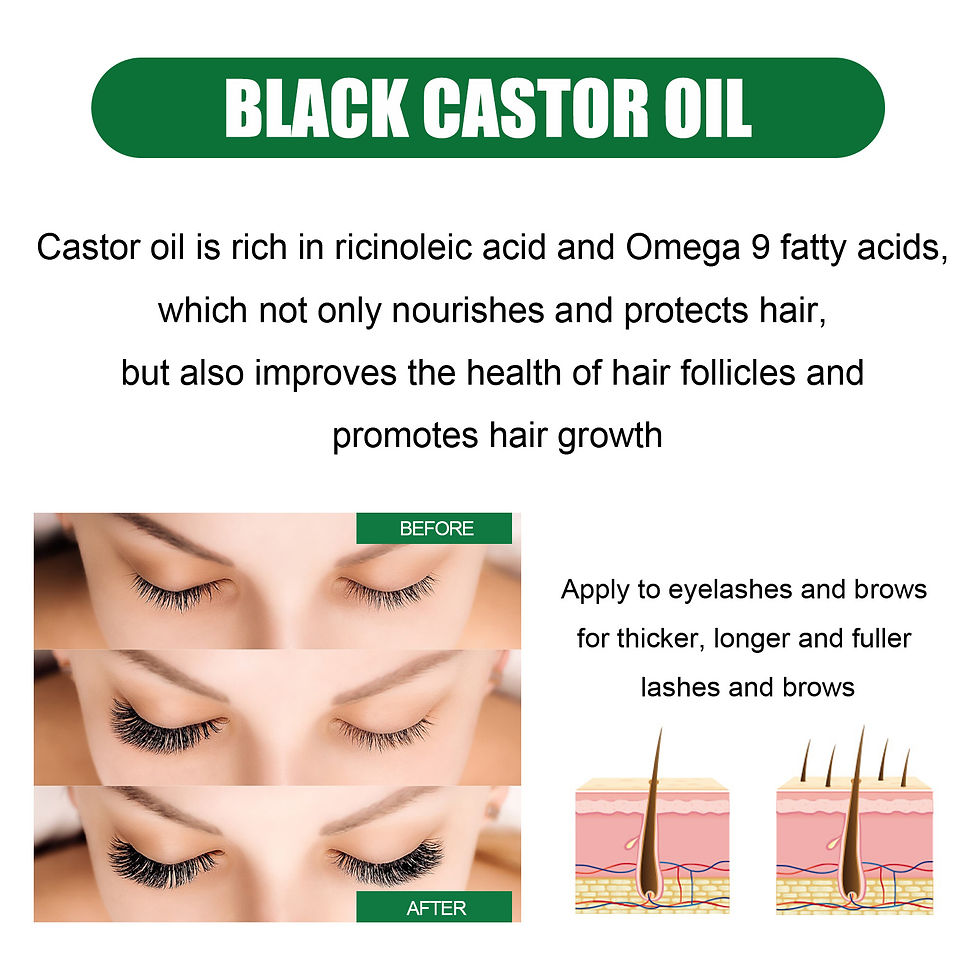 Thumbnail: OUHOE Castor Oil Hair Serum for Nourishing Roots