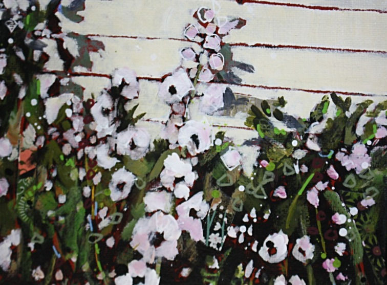 Thumbnail: MOM'S HOLLYHOCKS