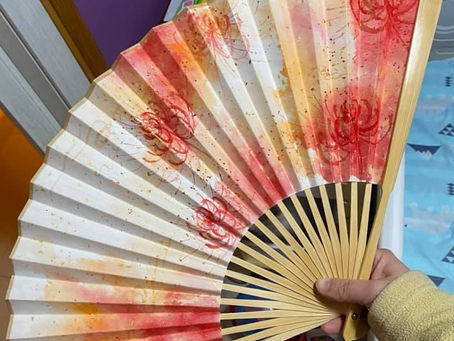 彼岸花扇