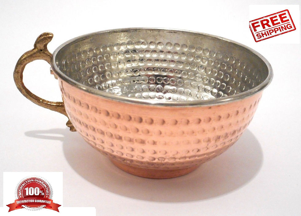 Turkish Handmade Copper Mug Masrapa Tankard Moscow Mule Stoup Wine Coffe