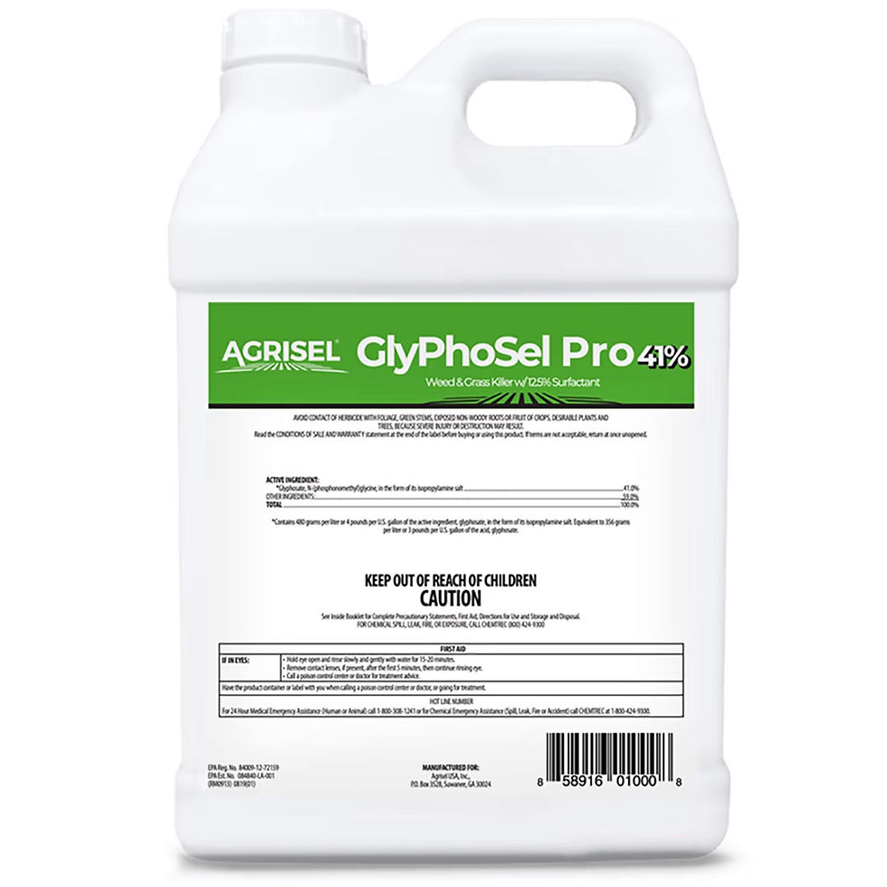 Agrisel Gly Pho-Sel Pro 41% + 12.5% Surfactant 2.5 Gallon
