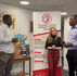 Donation at Coventry Refugee and Migrant Centre.