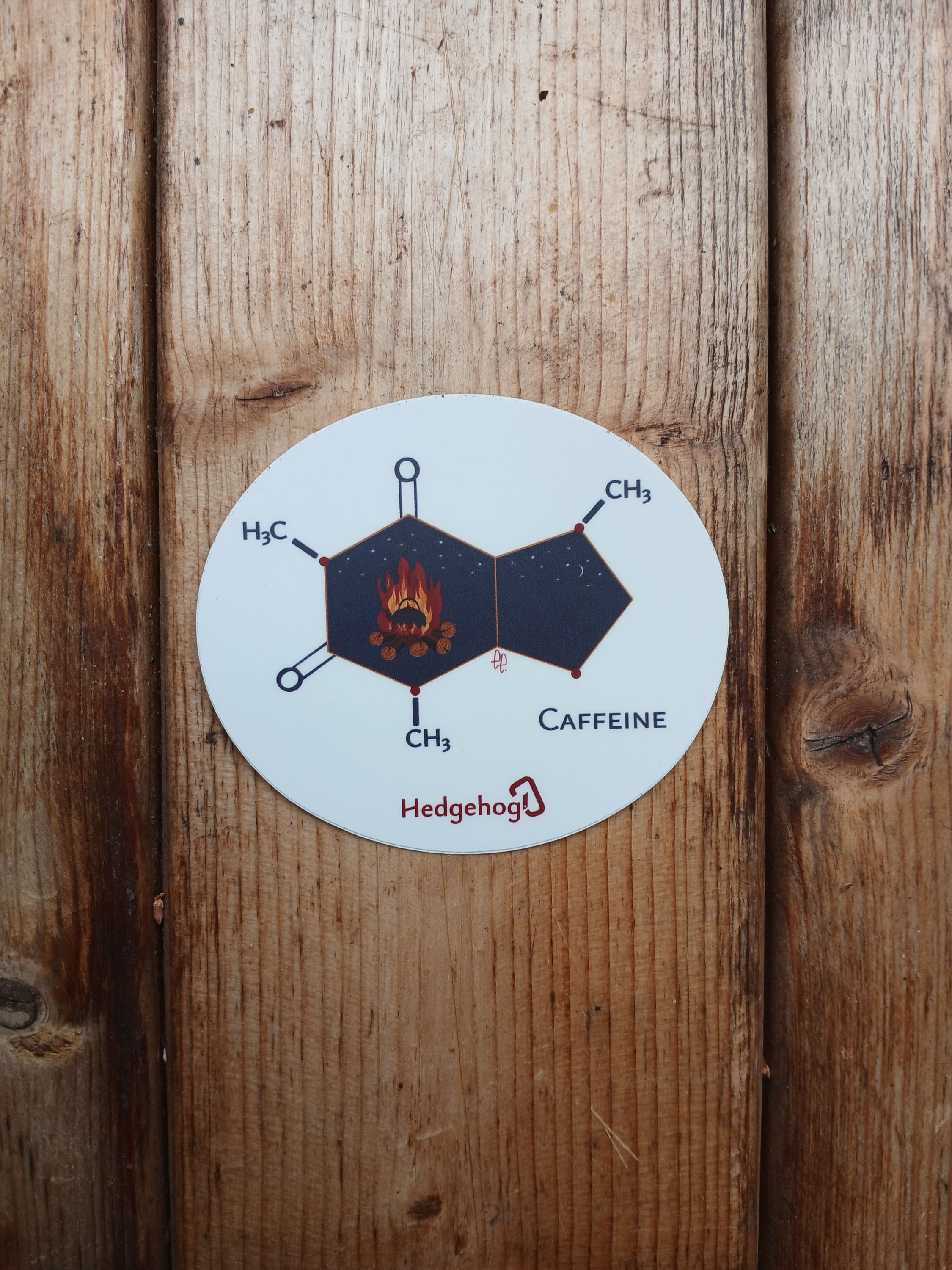 Art print sticker -Caffeine