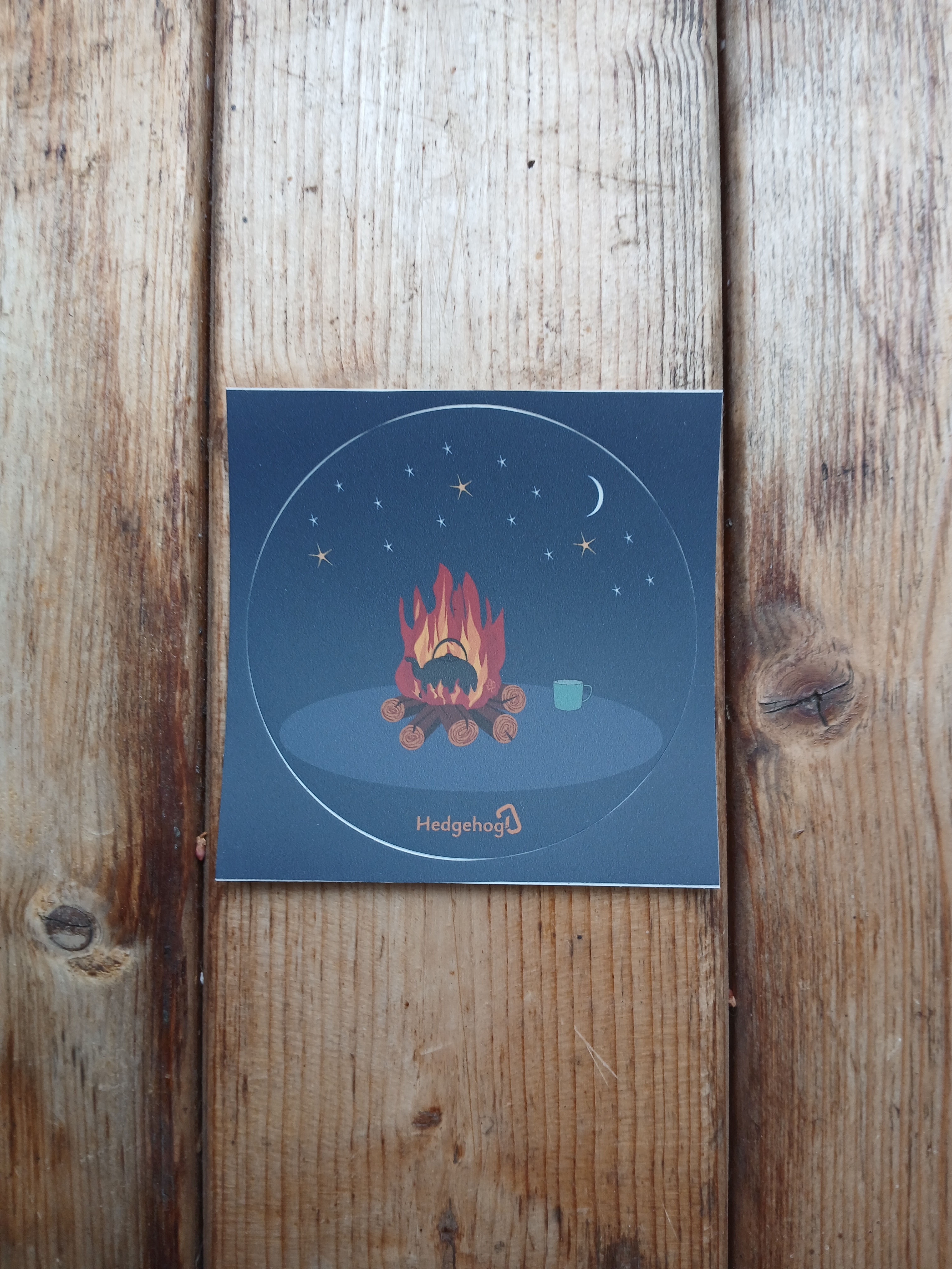 Art print sticker -Fire