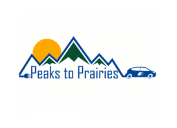 A logo of Peaks to Prairies, a project to which Alberta SouthWest belongs.