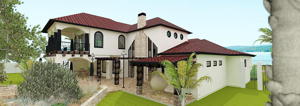 Thumbnail: HOUSE PLAN- MED 013- 2 STORY, 3 BEDROOMS, 3 FULL BATHS, 3, 051 SQFT