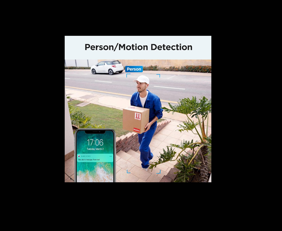 security camera display of outsite photo illustration