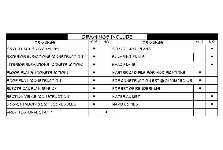 Thumbnail: HOUSE PLAN-CD 230- 2 STORY, 2 BEDROOMS, 2 BATH, 1,992 SQFT