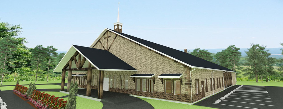 Front Right Church Rendering
