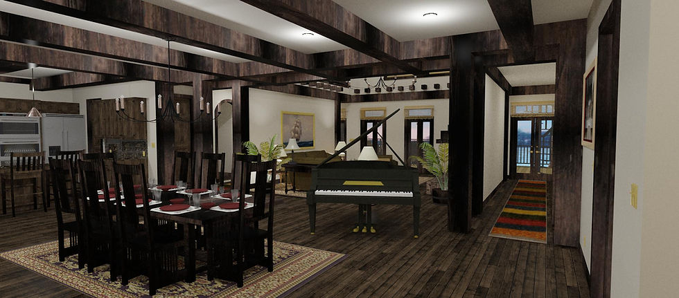 Thumbnail: HOUSE PLAN-BHM-101, 4 STORY, 4 BEDROOM, 5 FULL&3.5 BATH, 5,243 SQFT.:BAY HOME